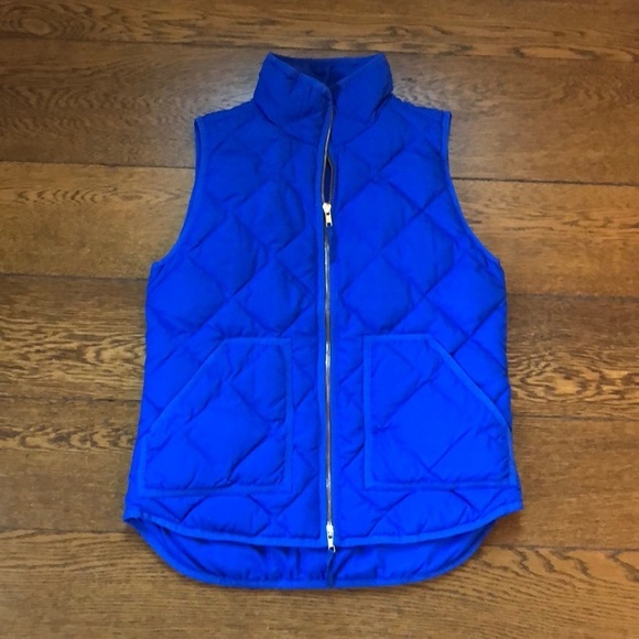 J. Crew Factory Jackets & Blazers - Quilted Blue Vest